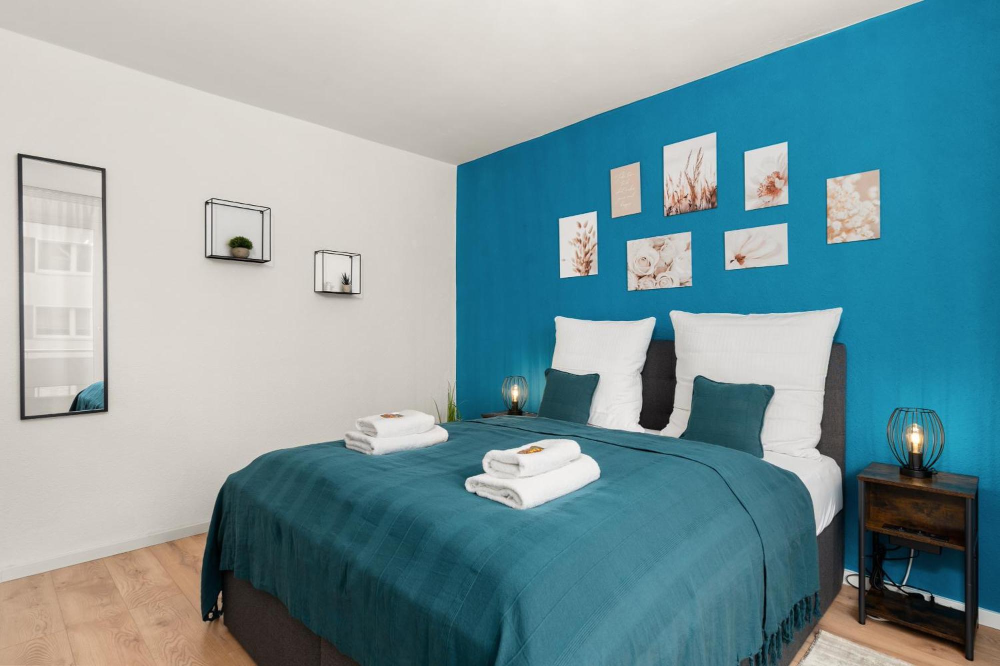 Free Living - City Design Apartments, Zentrum, Outlet, Balkon, Kueche Вольфсбург Екстер'єр фото