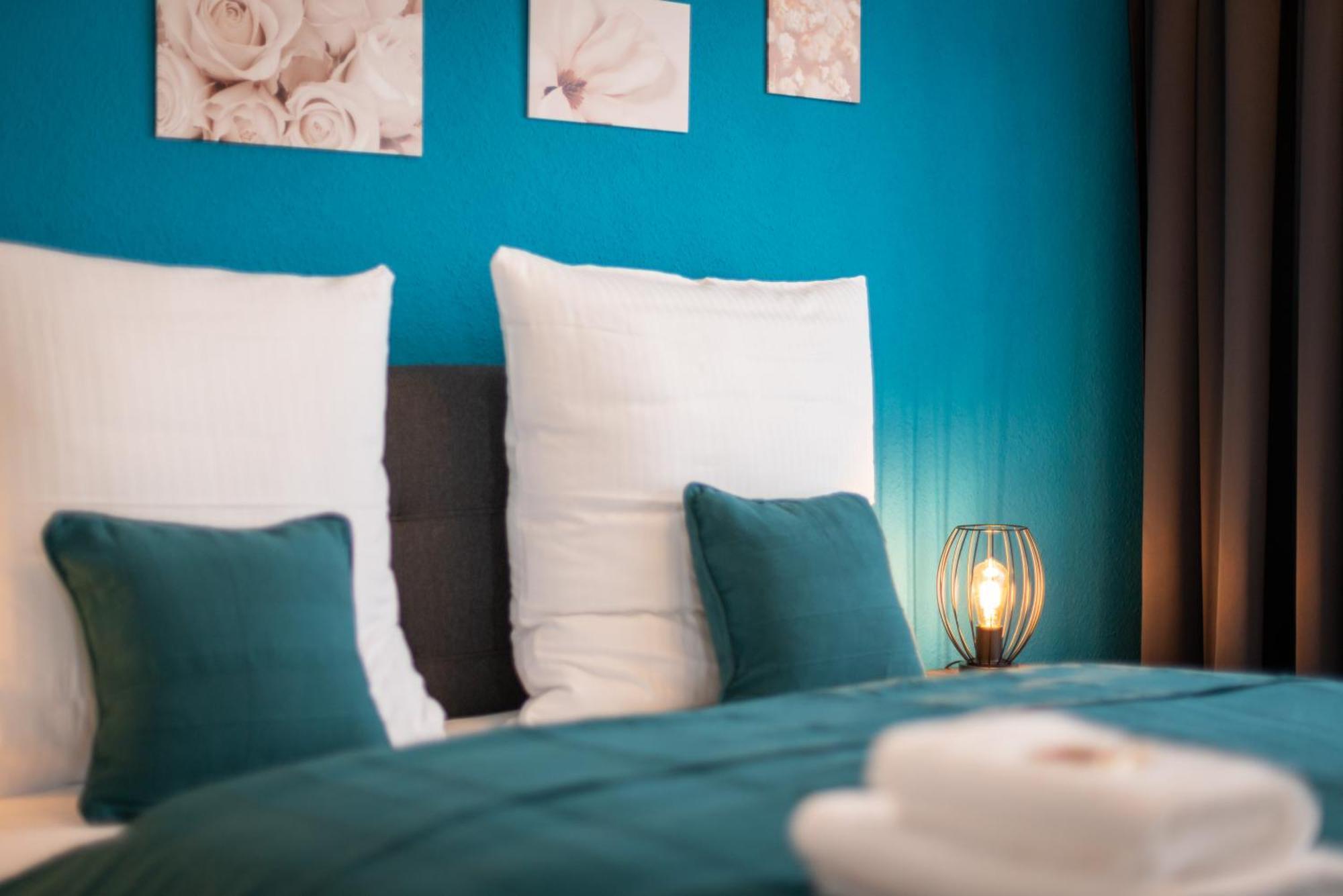 Free Living - City Design Apartments, Zentrum, Outlet, Balkon, Kueche Вольфсбург Екстер'єр фото