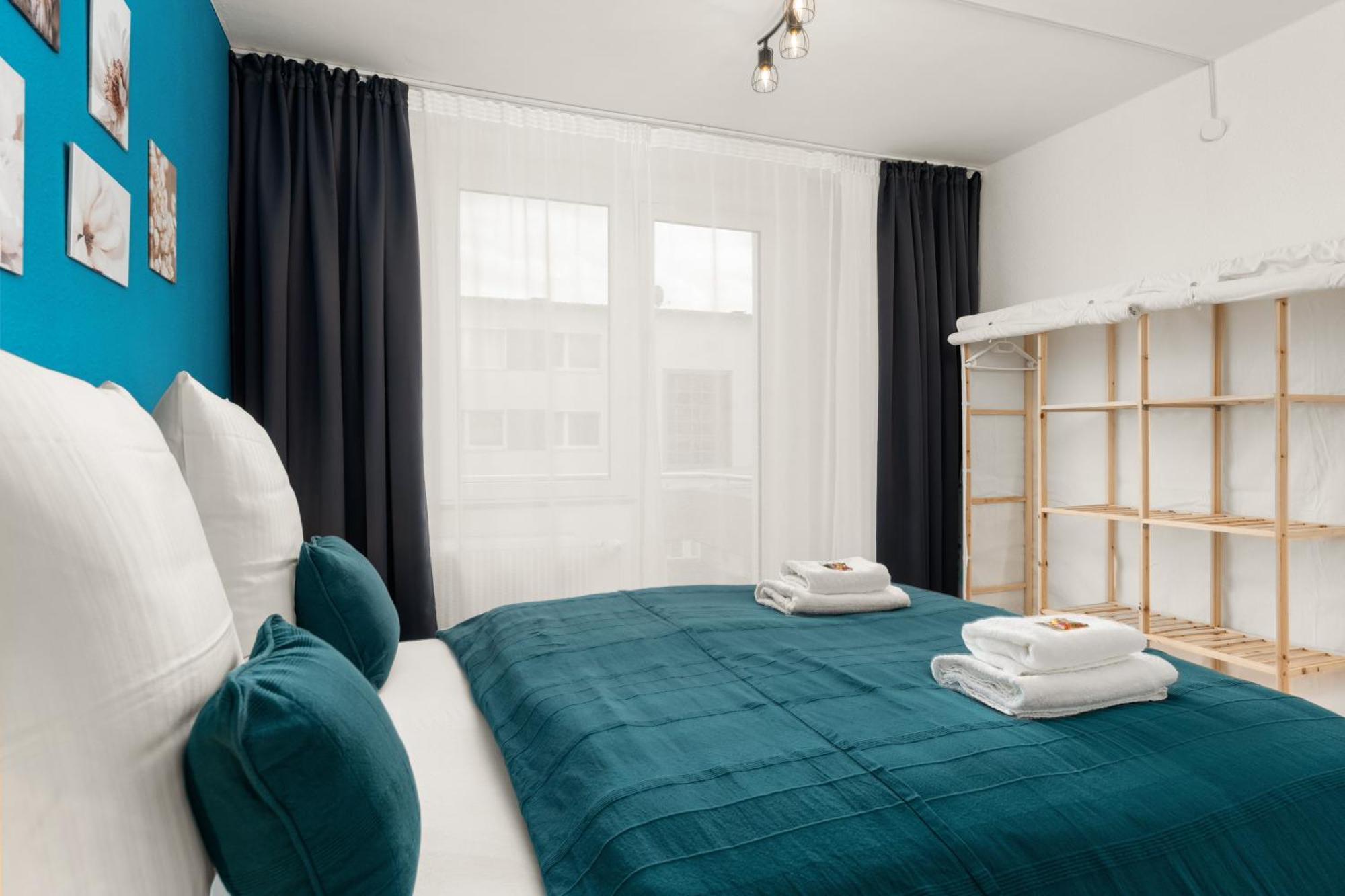 Free Living - City Design Apartments, Zentrum, Outlet, Balkon, Kueche Вольфсбург Екстер'єр фото